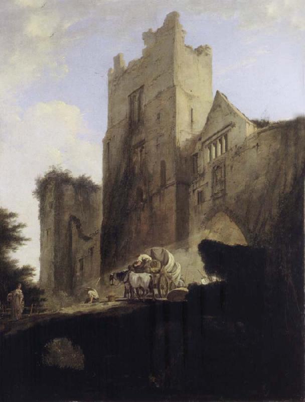 William Hodges View of Part of Ludlow Castle in Shropshire Germany oil painting art